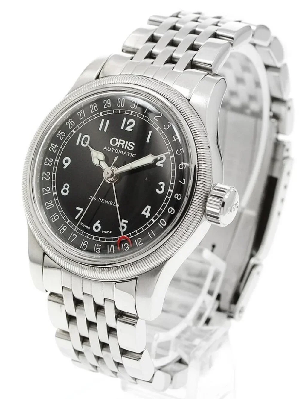 ORIS Pointer date 7551 black Dial Automatic Men's Watch_968584